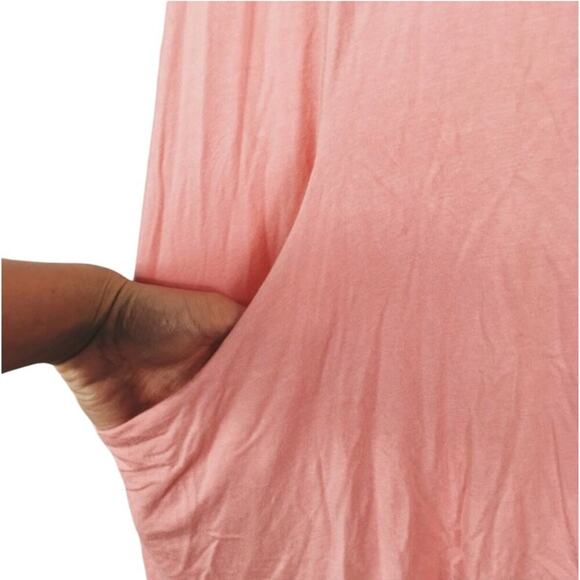Trendyland Peach Shift Dress Pockets Women's Size Small Good used condition No f - Picture 4 of 5